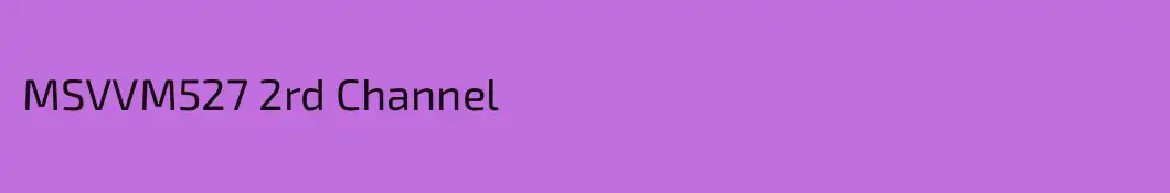 MSVVM527 2rd Channel